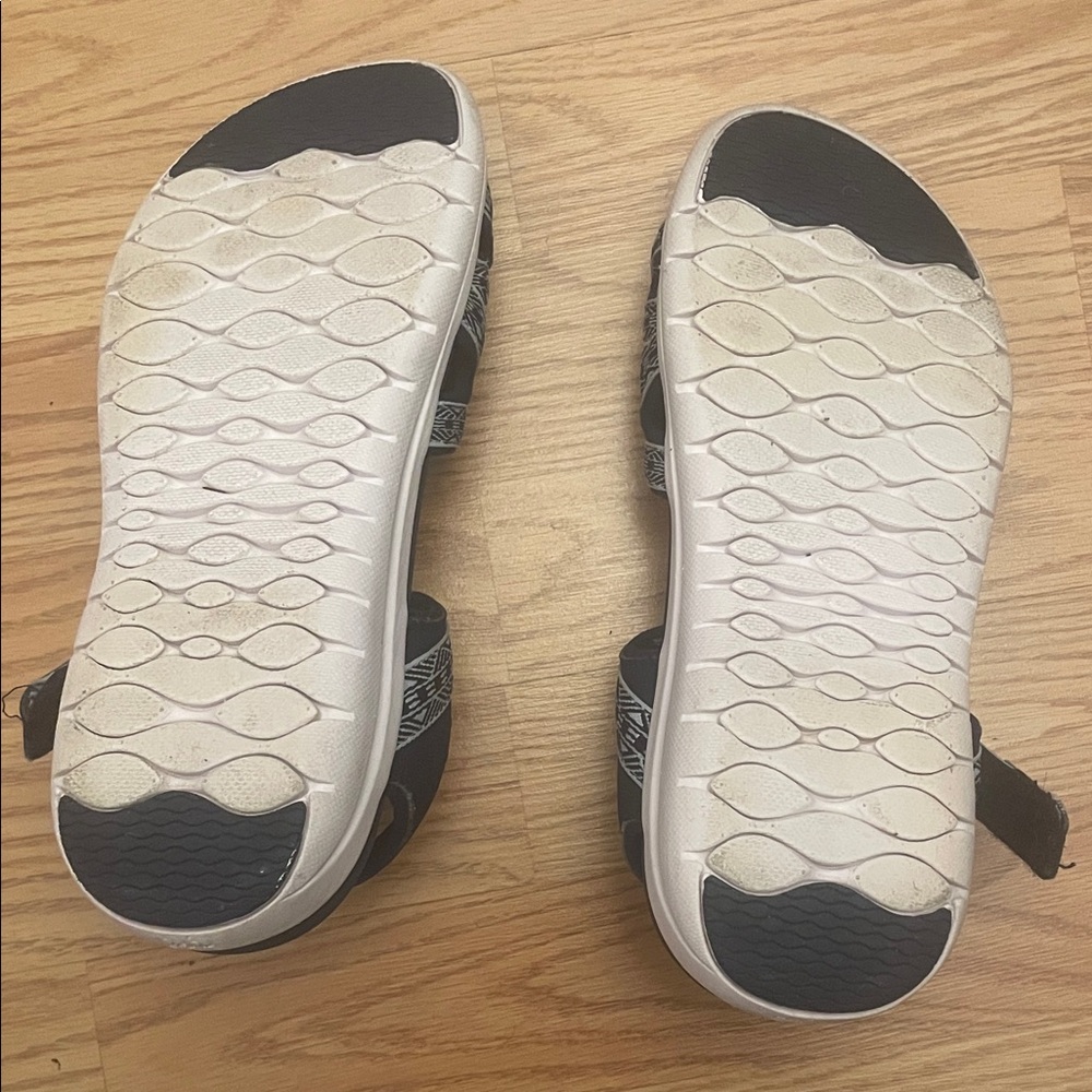 Navy Blue Ryka Savannah Strappy Sandals - Picture 2 of 4